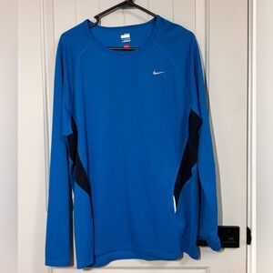 Nike Fit Dry XL Blue Shirt